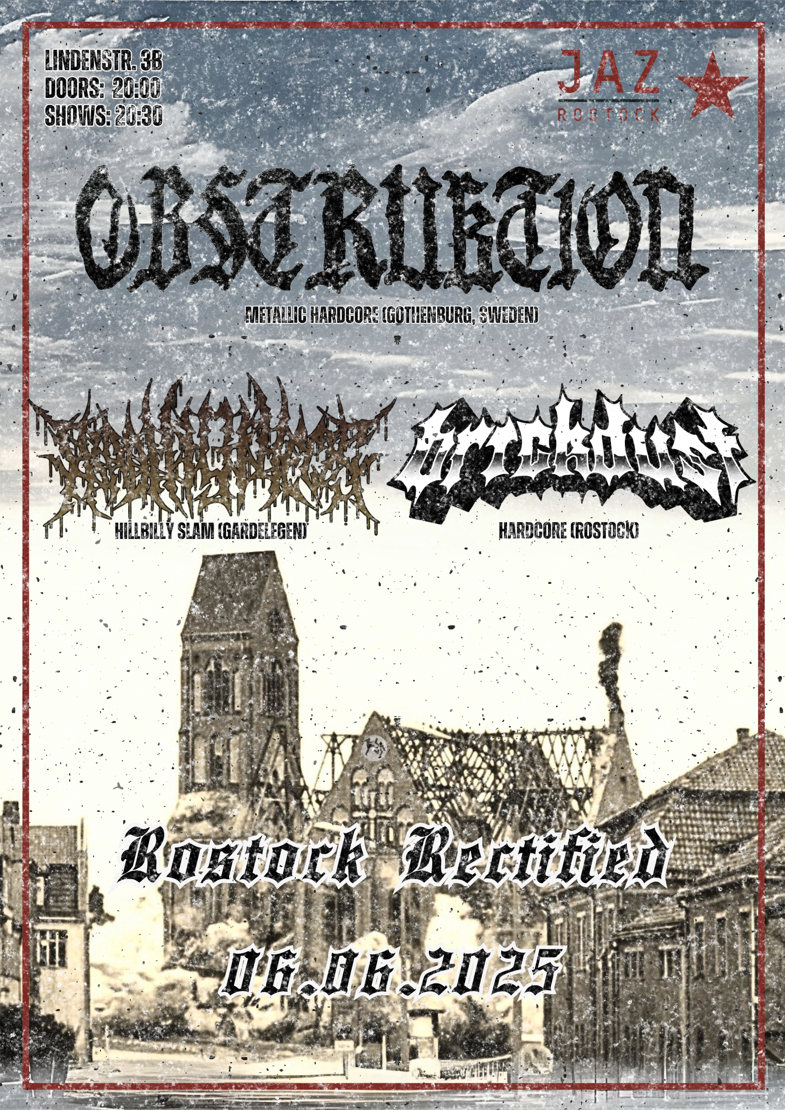 Rostock Rectified w/ Obstruktion, Trading Pieces, Brickdust