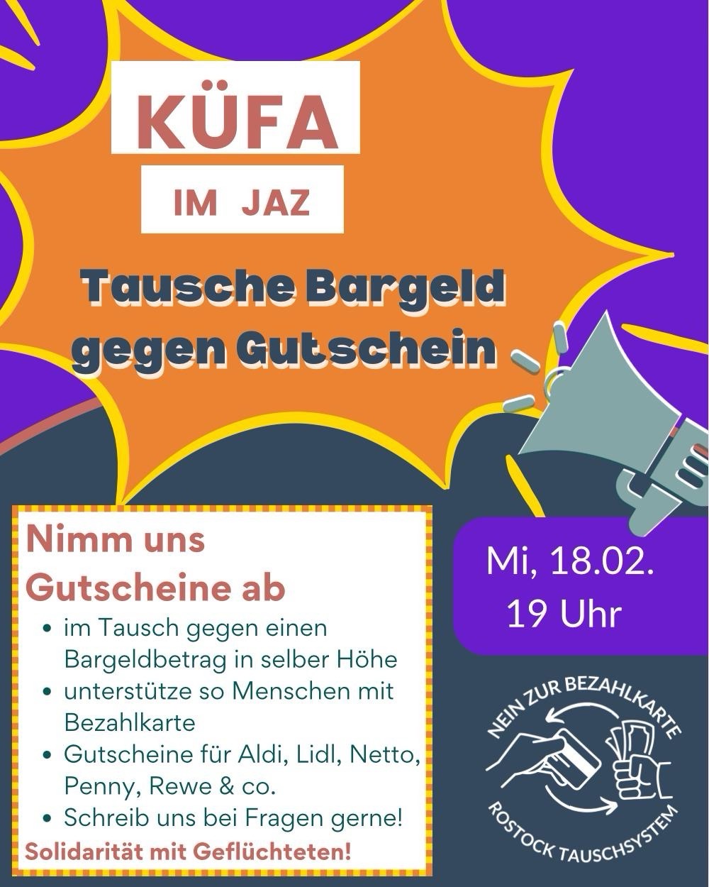 Küfa feat. Nein zur Bezahlkarte Rostock