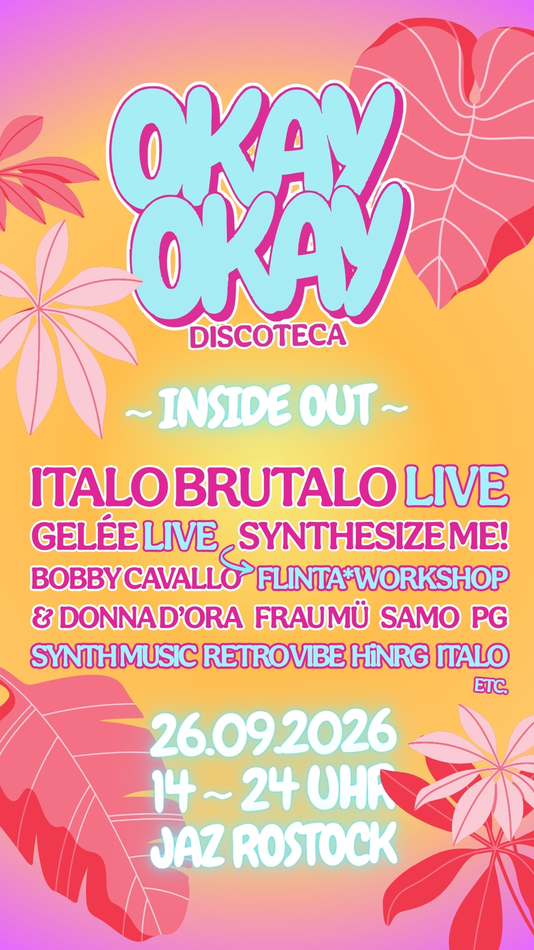 Okay Okay Discoteca | Inside Out